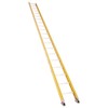 Bauer Ladder Straight Ladder, Fiberglass, 300 lb Load Capacity 33020